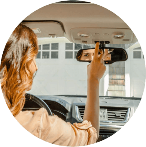 HomeLink wireless system in car, controlling garage door