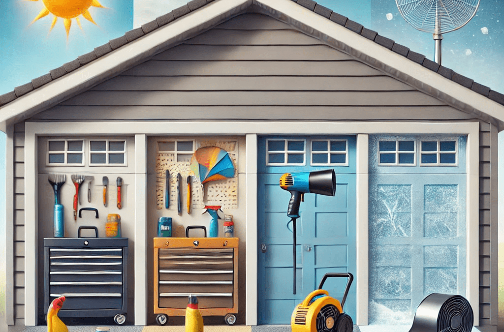 Garage door maintenance tools and seasonal checks for home upkeep.